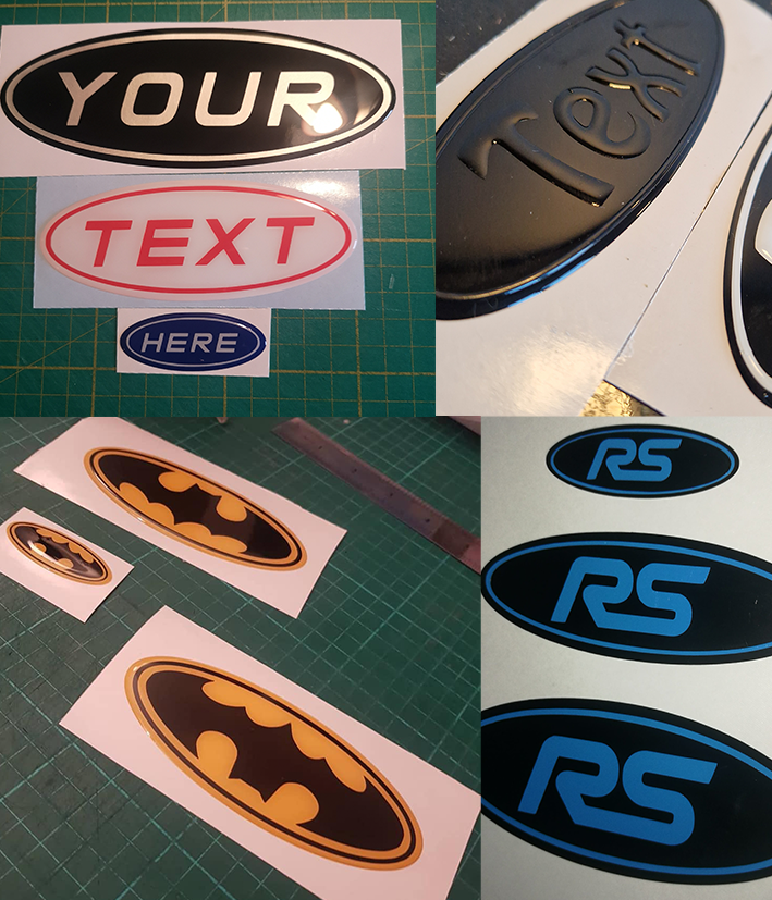 Premium 3D Gel Badge Overlays