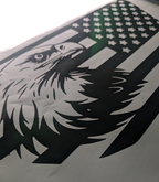 2013–2019 Ford Escape Rear Quarter Window Decals – American Flag Eagle