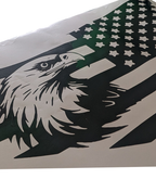 2020+ Ford Escape Rear Quarter Window Decals | American Flag Eagle Vinyl Stickers
