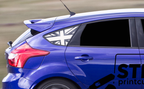 Ford Focus MK3 MK3.5 Rear Quarter Window Union Jack Decals – UK Flag Car Stickers (Pair)