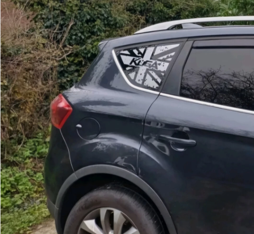 Ford Kuga MK1 Union Jack Splatter Decals Pair – Car Styling Body Stickers