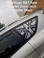 Ford Kuga MK1 Union Jack Splatter Decals Pair – Car Styling Body Stickers