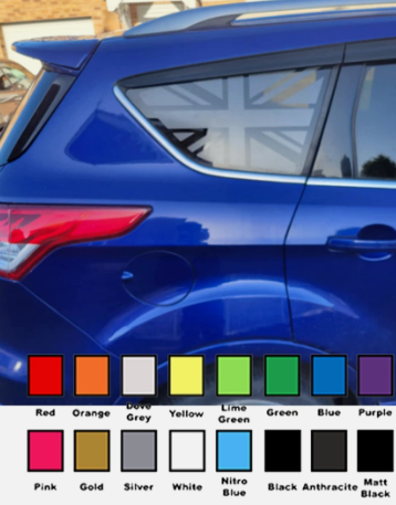 Ford Kuga MK2/2.5 Union Jack Decals Pair