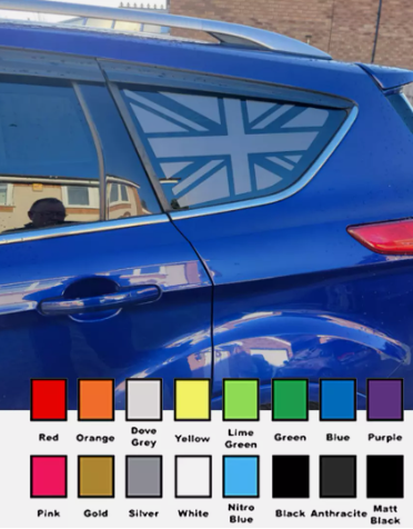 Ford Kuga MK2/2.5 Union Jack Decals Pair