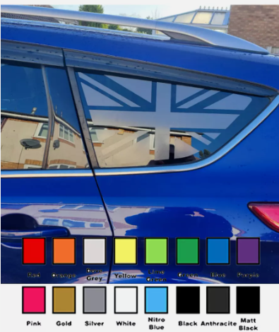Ford Kuga MK2/2.5 Union Jack Decals Pair