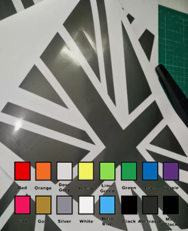 Ford Kuga MK2/2.5 Union Jack Decals Pair