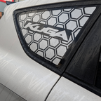Ford Kuga Hexagon Rear Quarter Window Decal – Honeycomb Styling Vinyl Sticker (All Models)