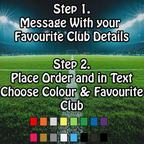 Personalised Football Club Crest 8" Car & Van Sticker – Glossy Custom Decal Badge