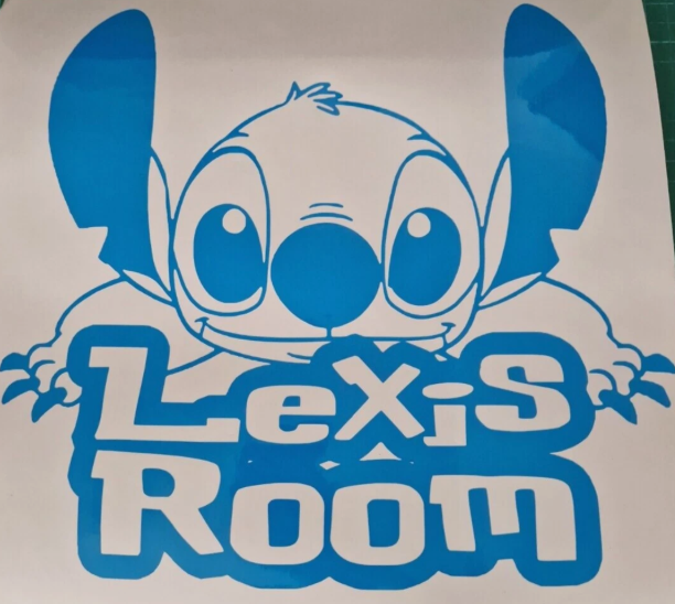 Personalised Kids Door Sign Sticker – Custom Name Home Bedroom Wall Vinyl Sticker