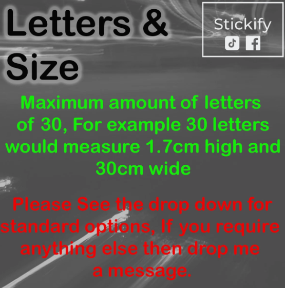 Personalised Vinyl Name Sticker – Custom Cut Text Decal for Car, Door, Bottle, Bin & More Home Sticker