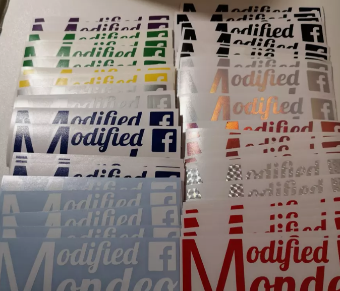 Custom Vinyl Stickers Upto 30cm – Pack of 30 Personalised Car & Business Decals