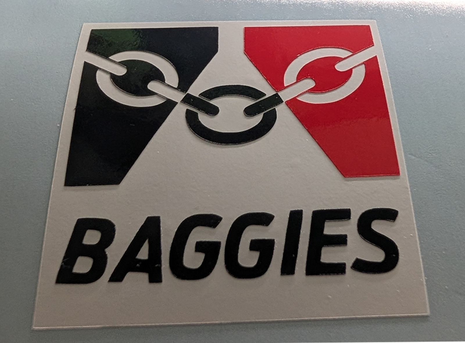 BAGGIES Black Country Flag Stickers x2 – 5cm Football Fan Vinyl Decals