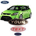 Ford Focus MK2 ST, RS & Standard Gel Badge Overlay Set – Front, Rear & Steering Wheel Emblem Covers