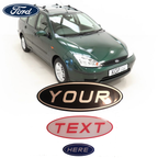 Ford Focus MK1 Estate Gel Badge Overlay Set – Front, Rear & Steering Wheel Emblem Covers