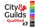 City & Guilds Van Logo Vinyl Sticker x3 – DIY Vehicle Signwriting