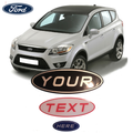 Ford Kuga MK1 Gel Badge Overlay Set – Front, Rear & Steering Wheel Emblem Covers