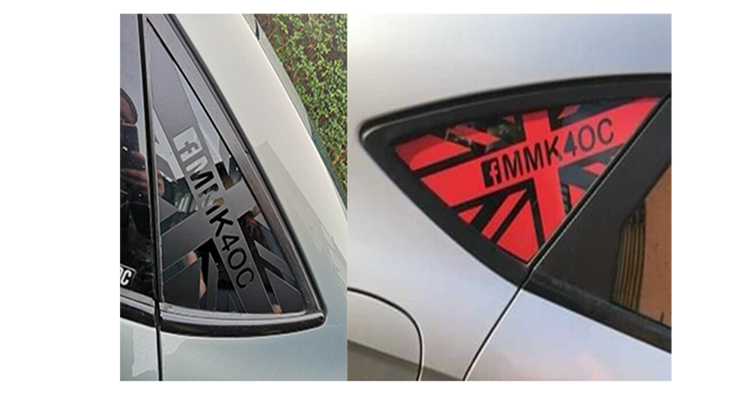 Ford Mondeo MK4 MK4.5 Union Jack Decals – UK Flag Car Vinyl Stickers Pair