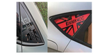 Ford Mondeo MK4 MK4.5 Union Jack Decals – UK Flag Car Vinyl Stickers Pair