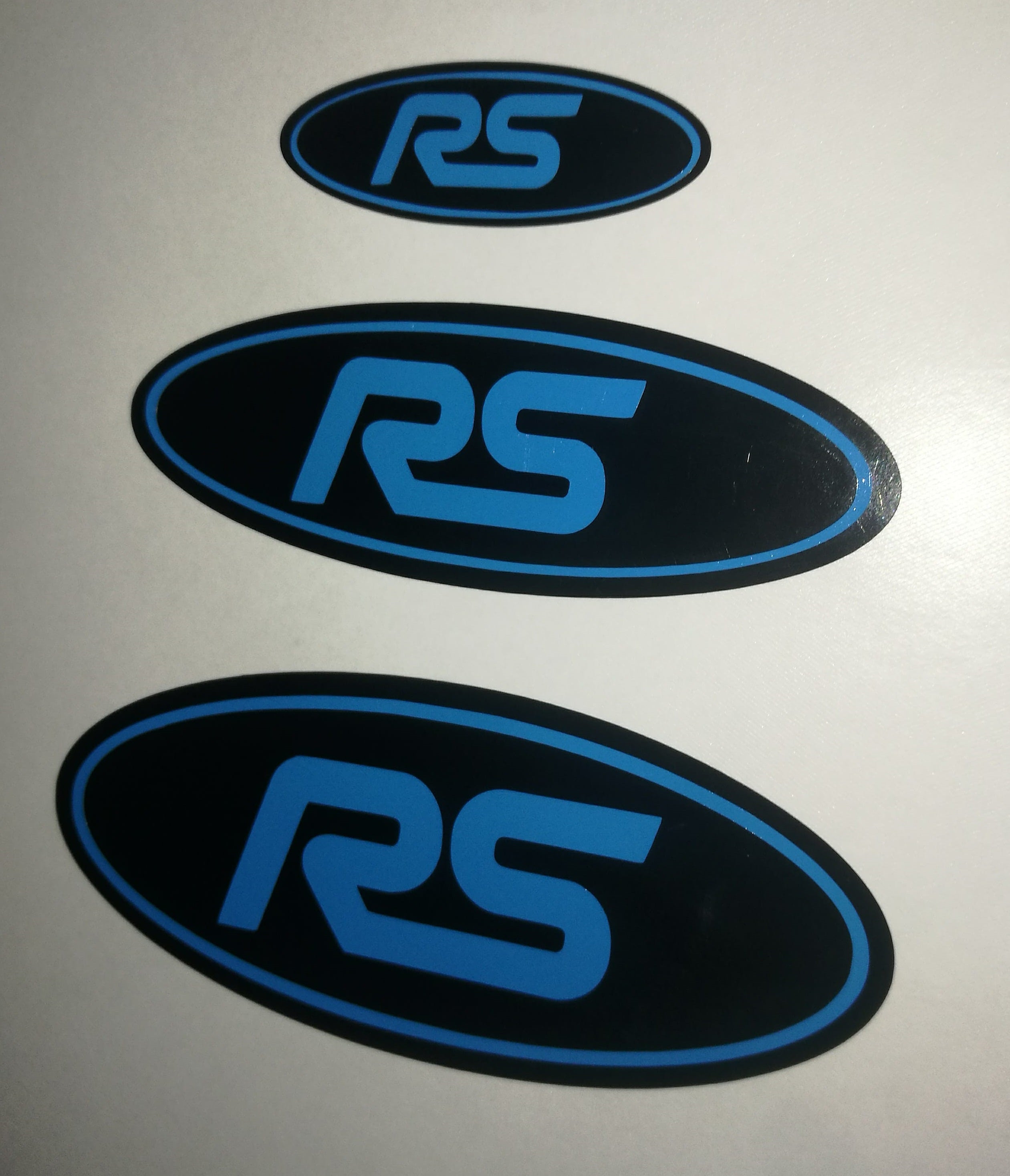 Ford C-MAX 2011 Gel Badge Overlay Set – Front, Rear & Steering Wheel Emblem Covers