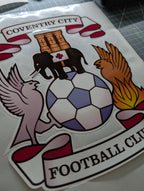 8" Printed Coventry City Football Club Car/Van Sticker