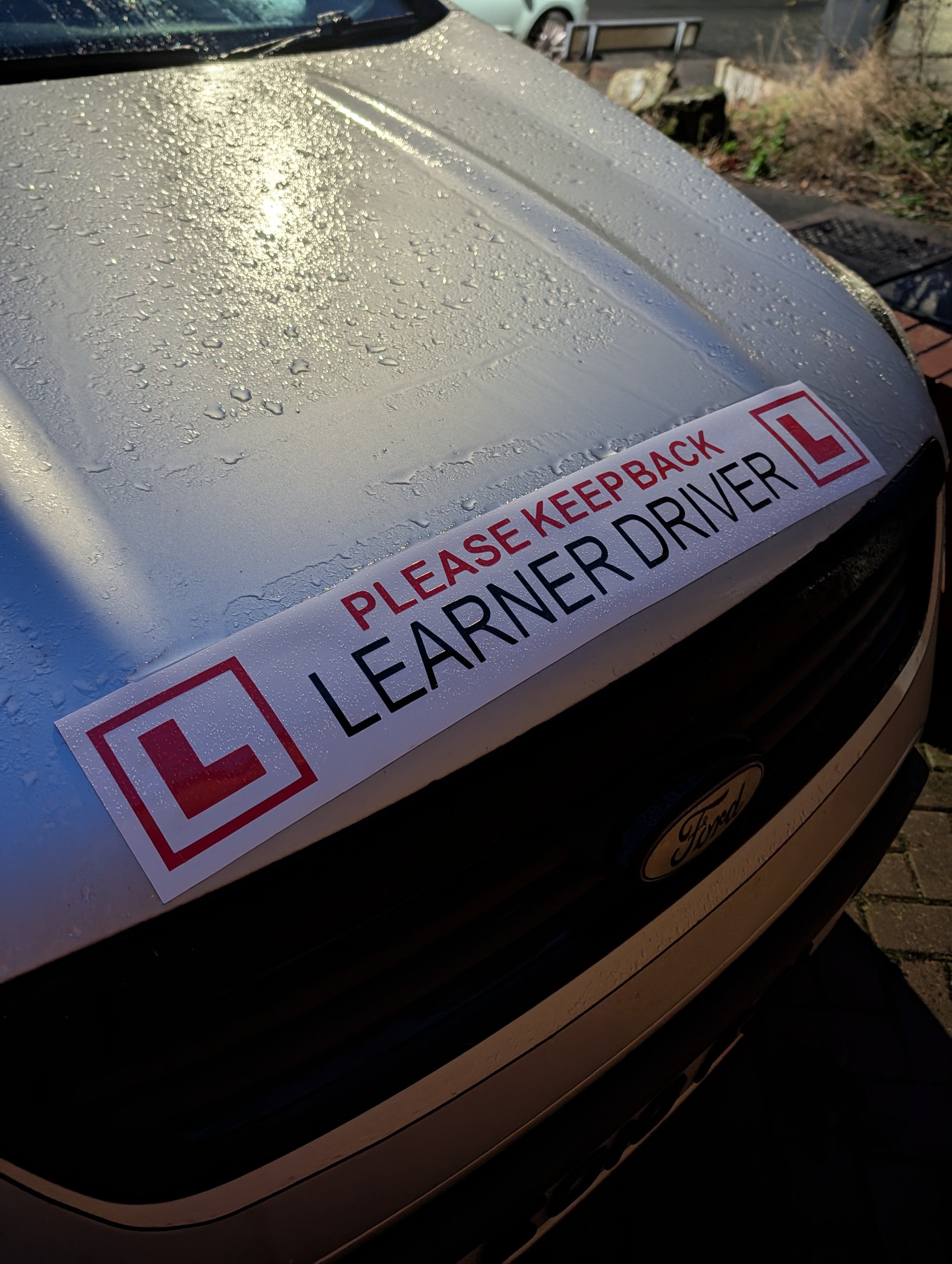 Learner Driver Magnetic Sign – Please Keep Back Removable Car & Van Decal (620 x 100mm)