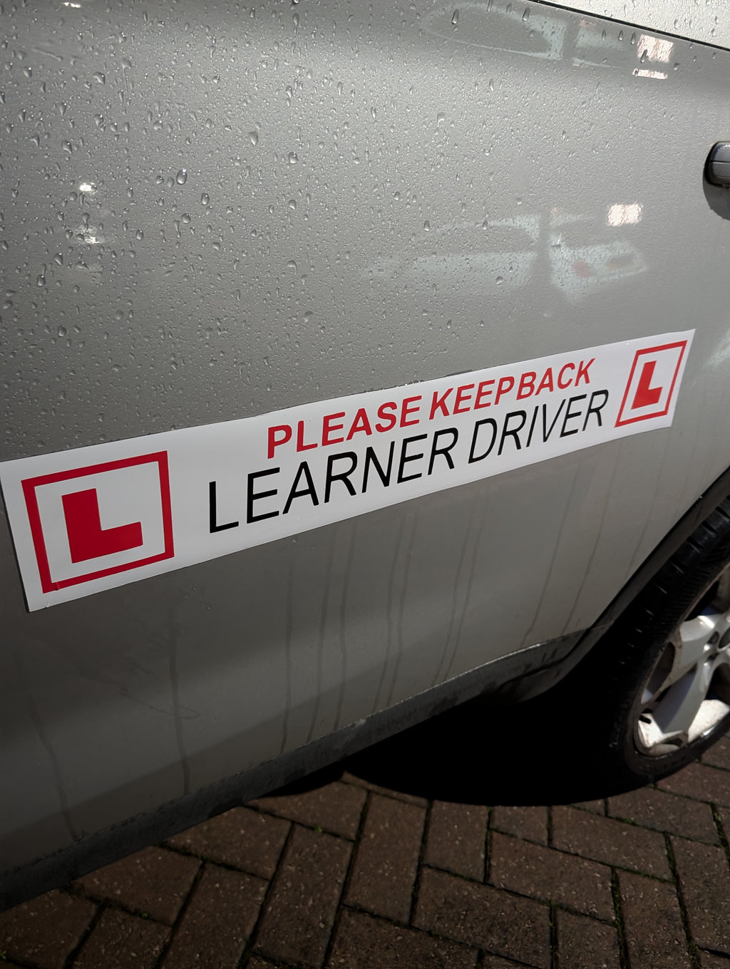 Learner Driver Magnetic Sign – Please Keep Back Removable Car & Van Decal (620 x 100mm)
