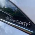 She Driven Car Club Sticker Decal 8x12cm – Premium Vinyl Window / Car Sticker