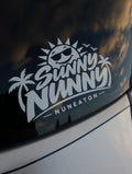 Sunny Nunny Nuneaton Vinyl Sticker – 15cm