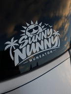 Sunny Nunny Nuneaton Vinyl Sticker – 15cm