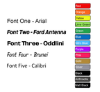 Transit Custom 2012-2018 DIY Van Sign Writing Kit – Complete Decals & Graphics